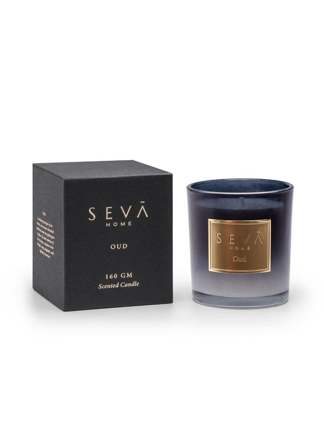 SEVA HOME Signature Scented Candle - Oud | 35 Hour Burn | Luxury Smoky & Exotic Aroma | Natural Soy Wax | Home Décor | Premium Gift for Men & Women - Image 1